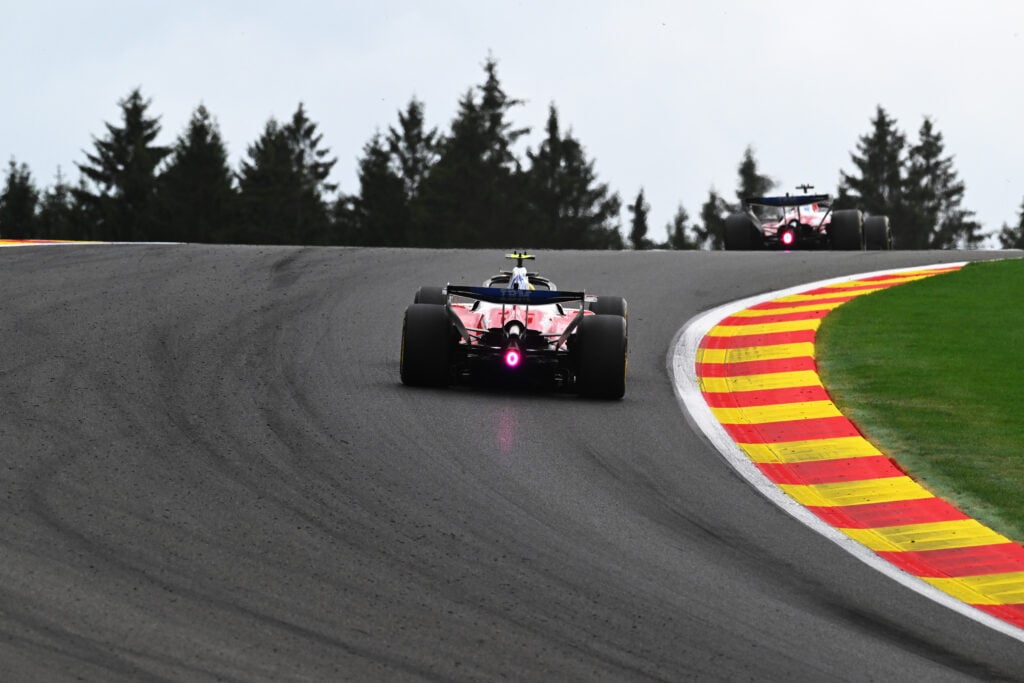 Charles Leclerc of Ferrari at the Belgian Grand Prix