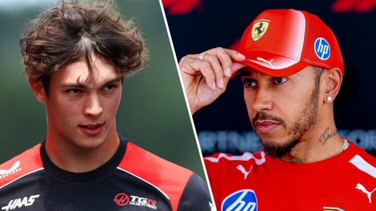 Haas driver Oliver Bearman in the Spa paddock and Ferrari's Lewis Hamilton speaks to the media ahead of the 2026 F1 Belgian Grand Prix